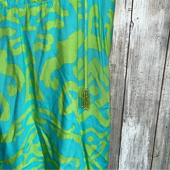 Escapada Green & Blue Sleeveless Blouse - Picture 3 of 6